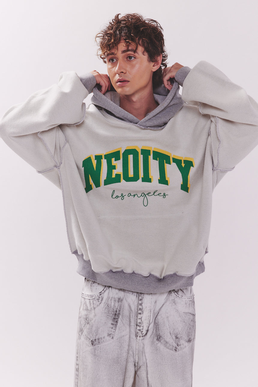 Heavy Cotton NEOITY Reversible Hoodie Pullover