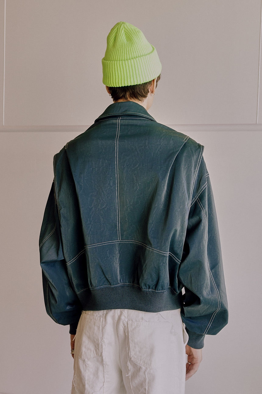 Faux Leather Moto Jacket