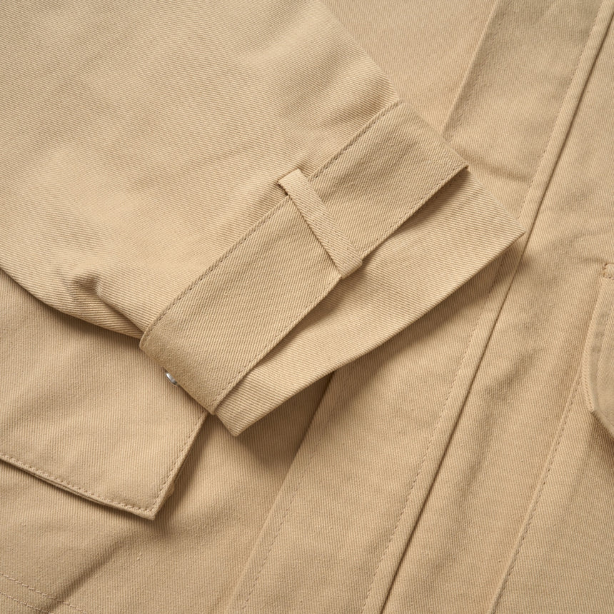 High Collar Cotton Crop Jacket