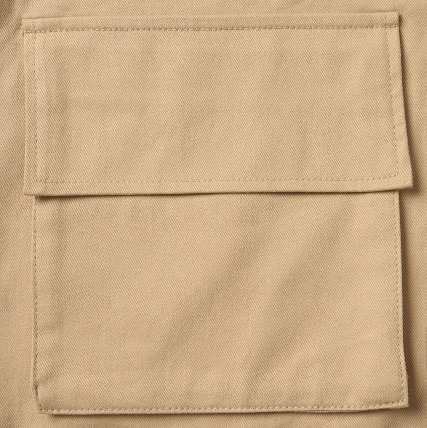 High Collar Cotton Crop Jacket