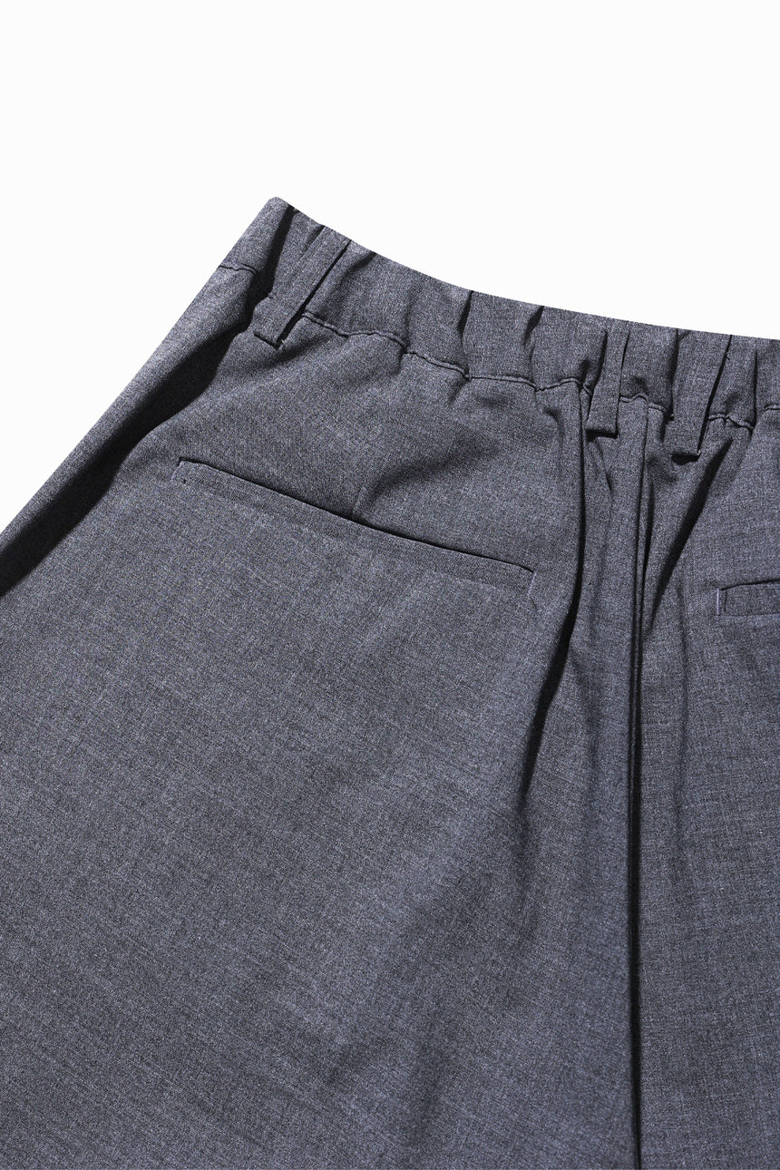 Double Pintuck Bermuda Trouser Shorts