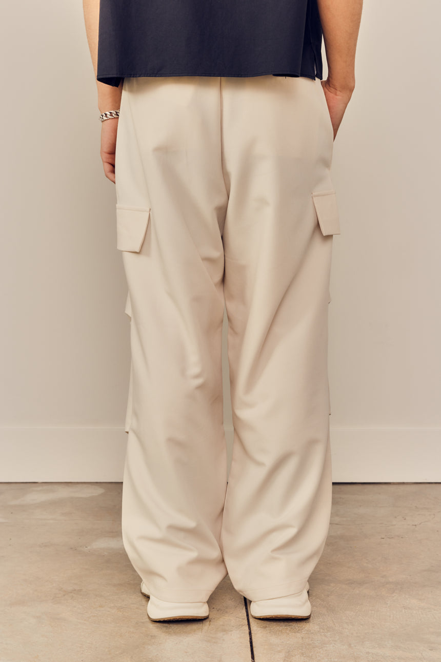 Double Pintuck Cargo Trouser