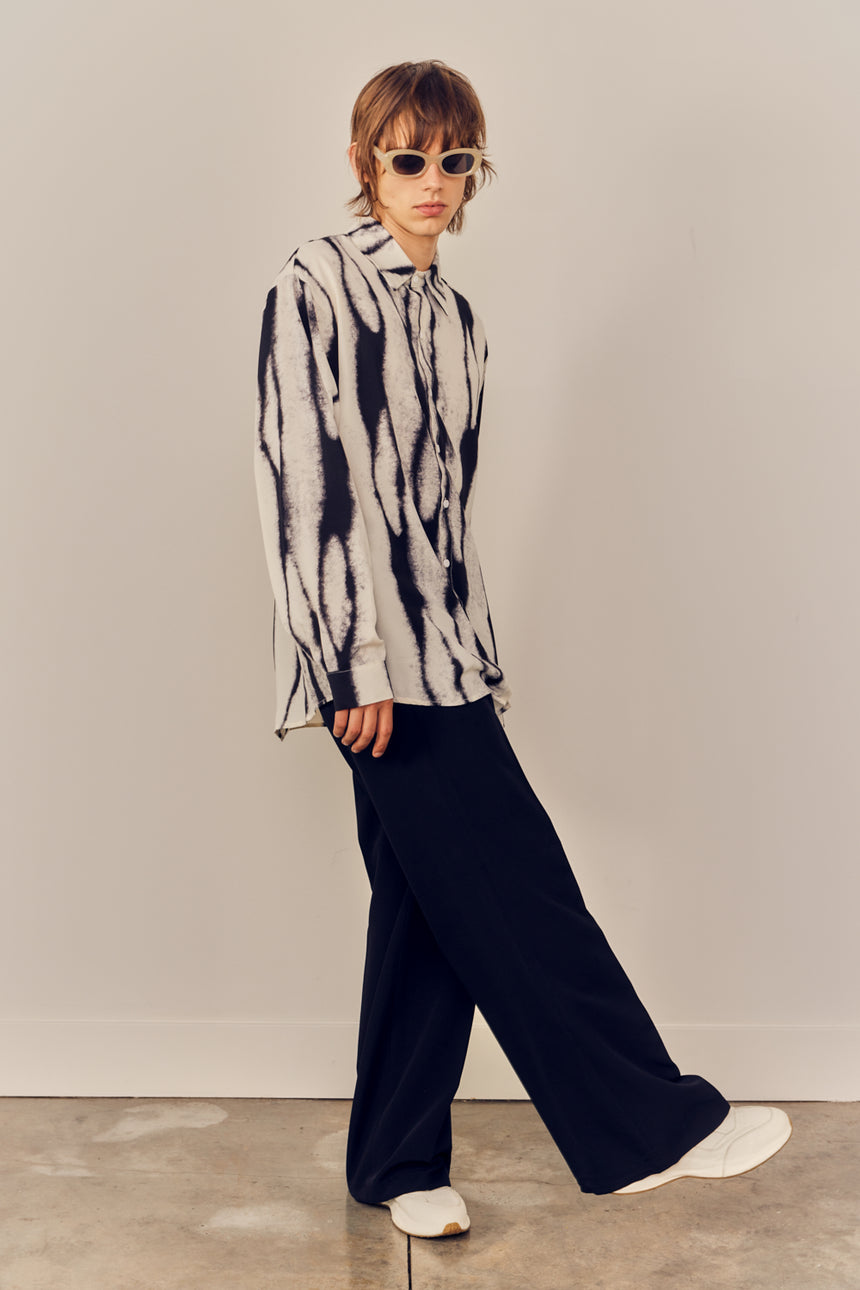 Wide Legs With Strings Relaxed Trouser