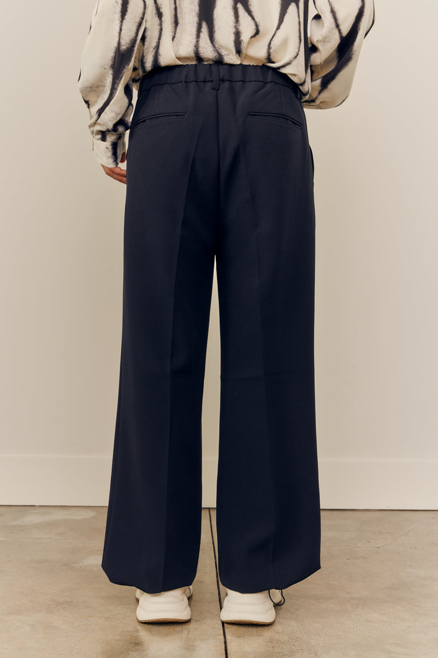 Wide Legs With Strings Relaxed Trouser