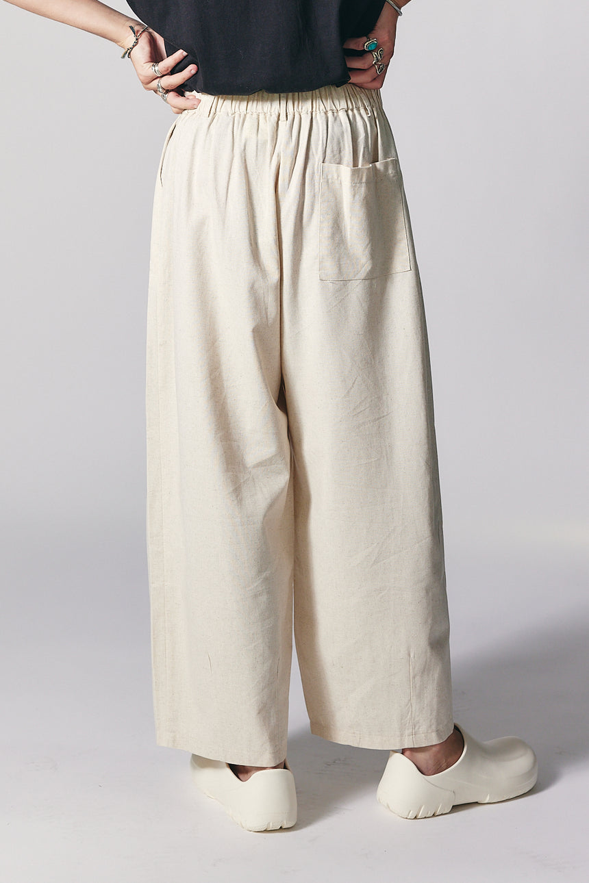 Comfy Linen Pintuck Wide Pants