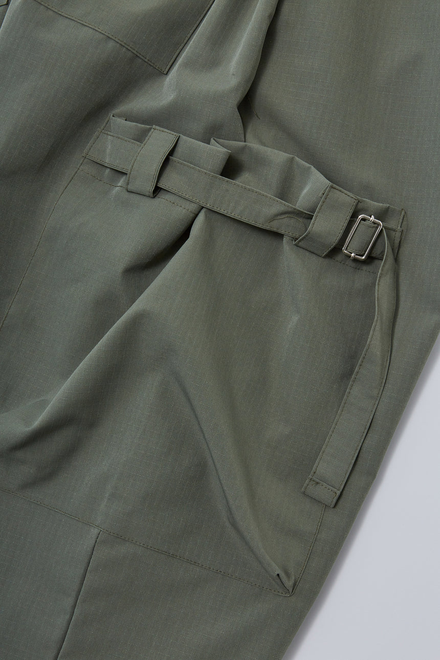 Unbalanced Pocket Wide Cargo Pants