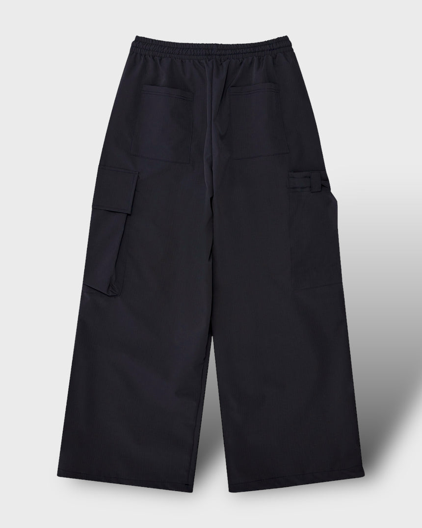 Unbalanced Pocket Wide Cargo Pants