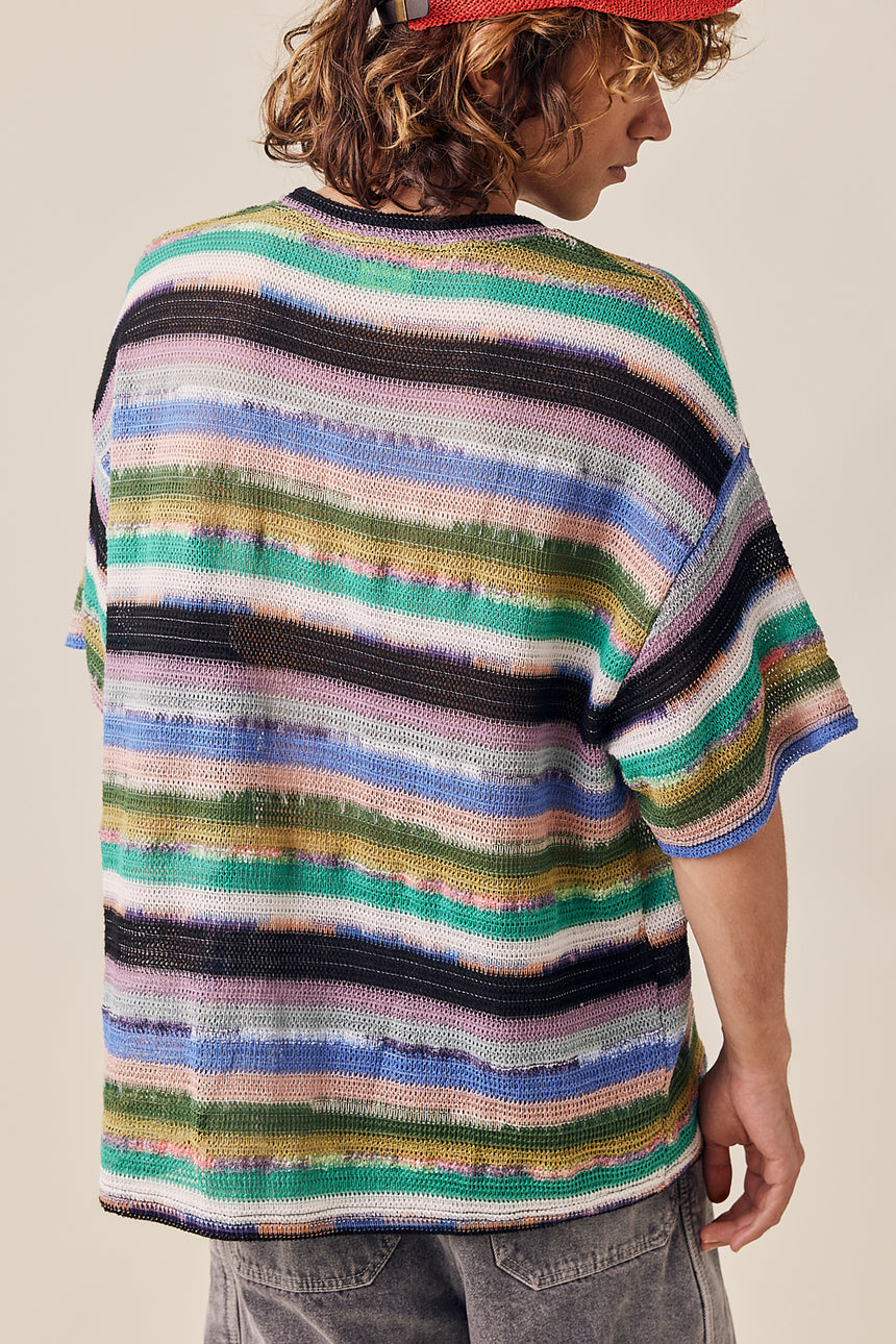 Palette Crewneck Knit Top