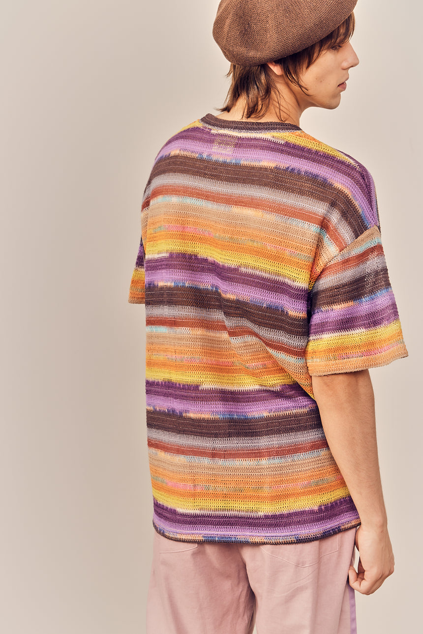 Palette Crewneck Knit Top