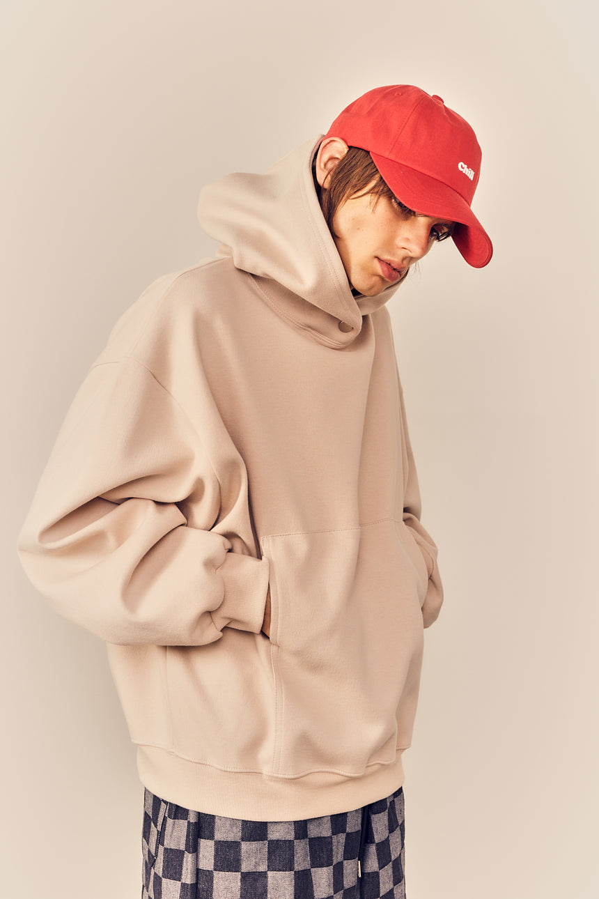Button Detailed Crop Hoodie