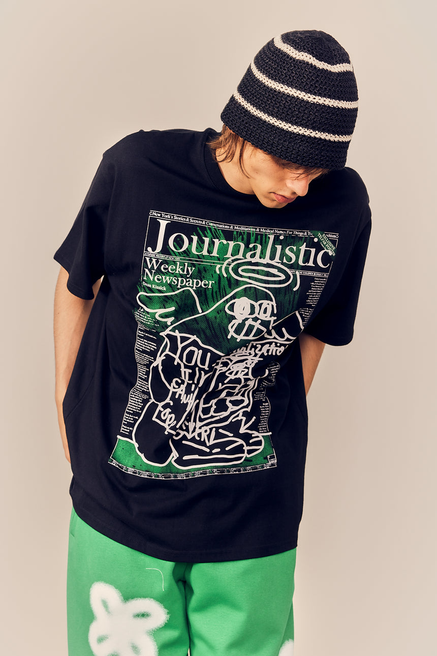 Journalistic Scribble Graphic Tee