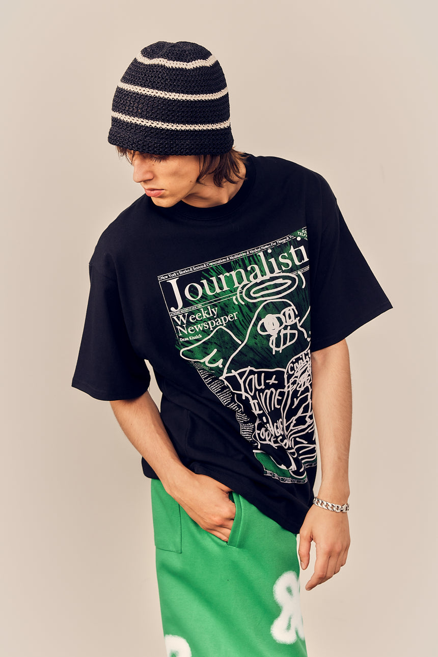 Journalistic Scribble Graphic Tee