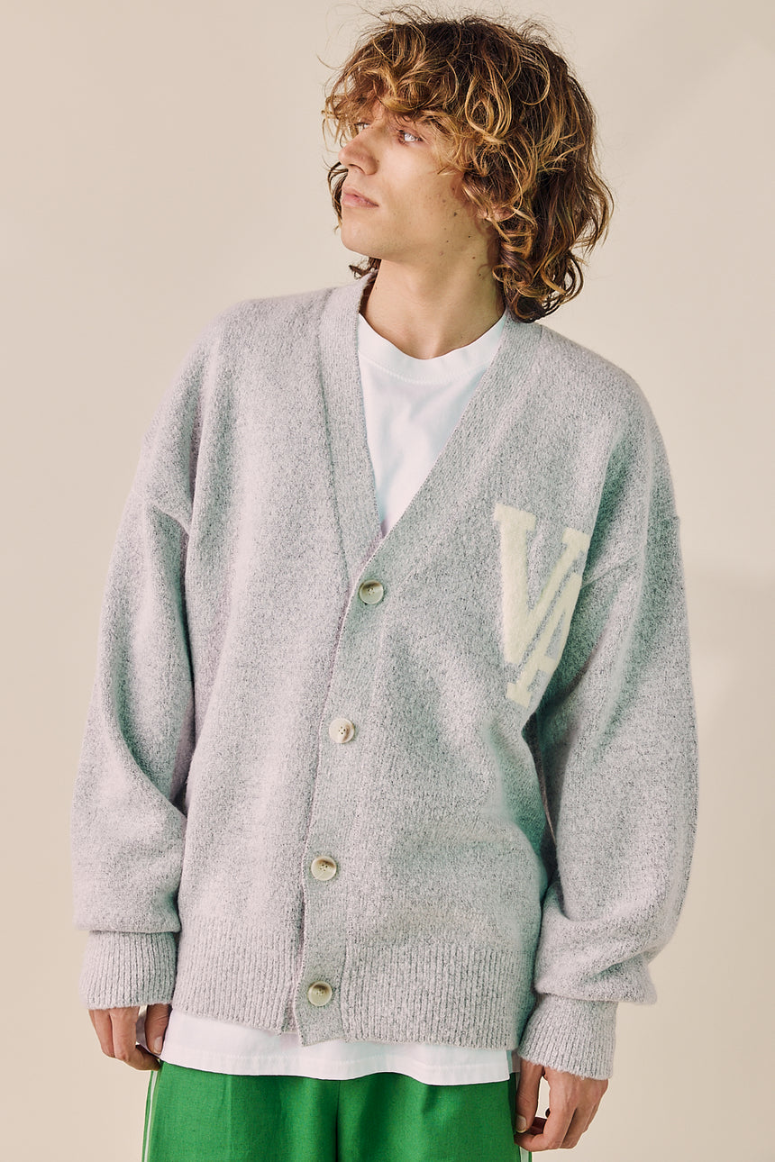 V-neck Loose Fit Knit Cardigan