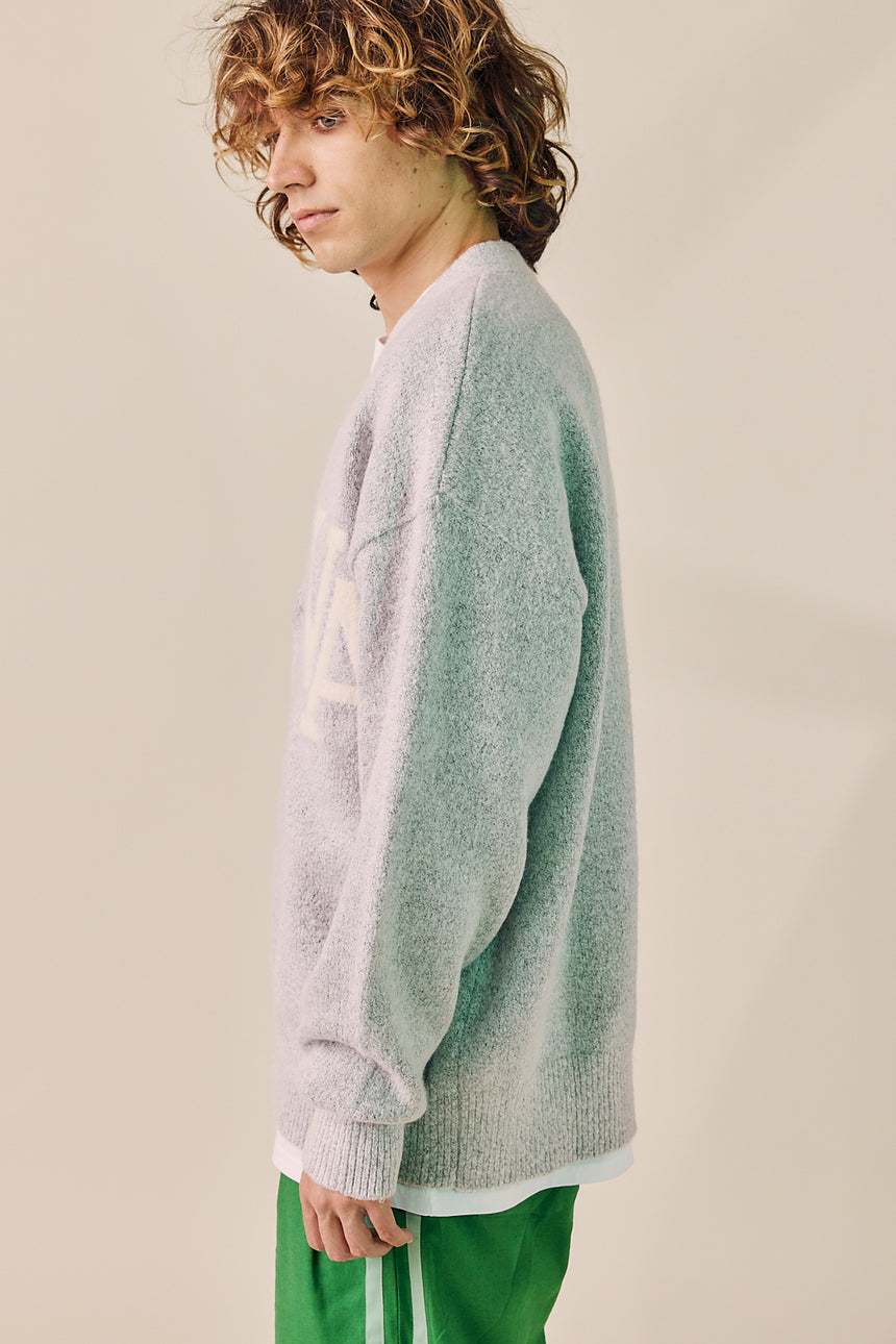 V-neck Loose Fit Knit Cardigan