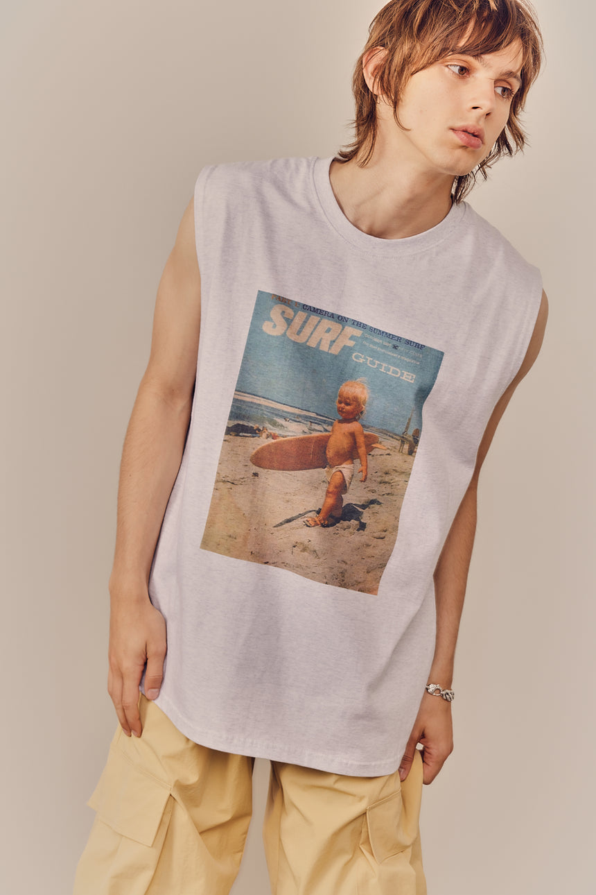 Surf Guide Sleeveless Muscle Tee