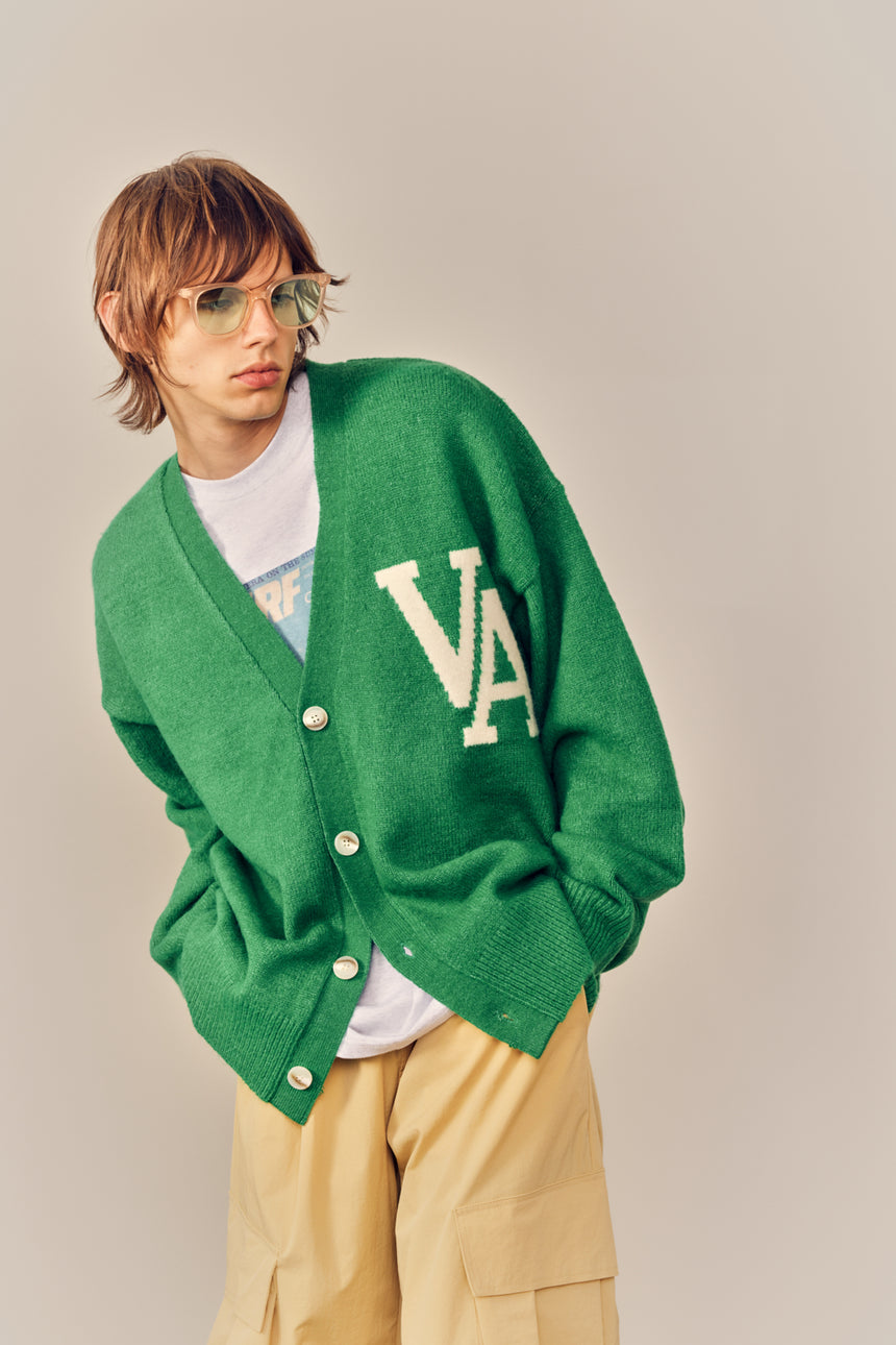V-neck Loose Fit Knit Cardigan
