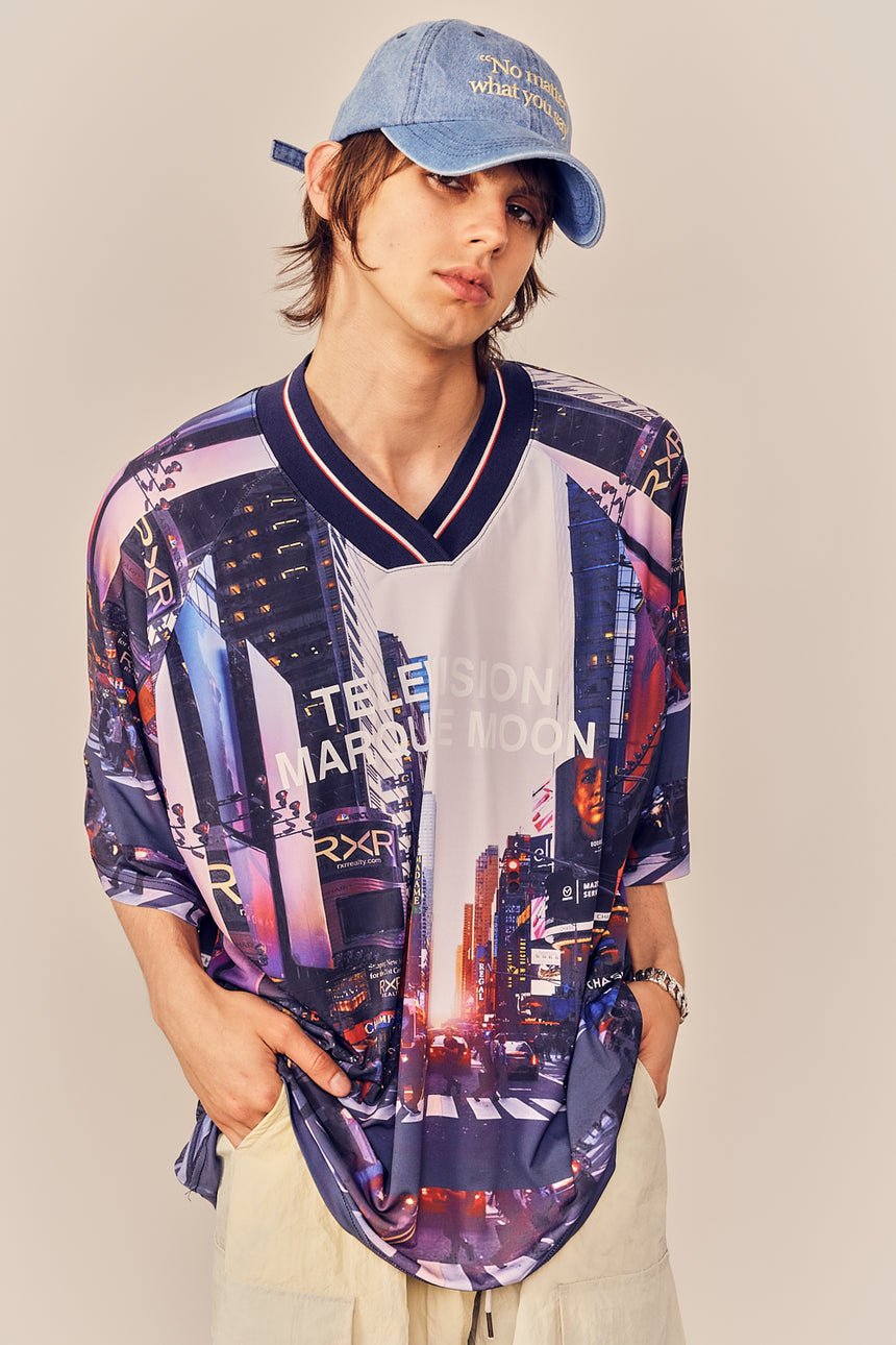 Marquee Moon On The City Soccer Tee