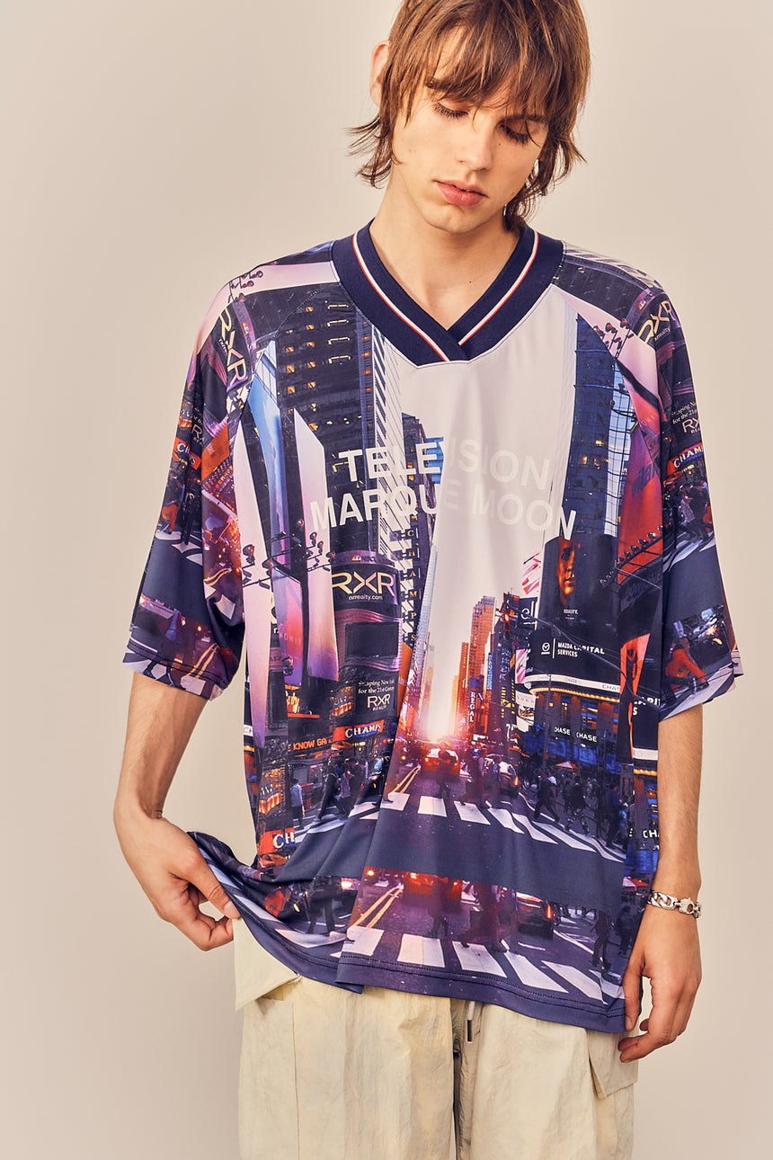 Marquee Moon On The City Soccer Tee