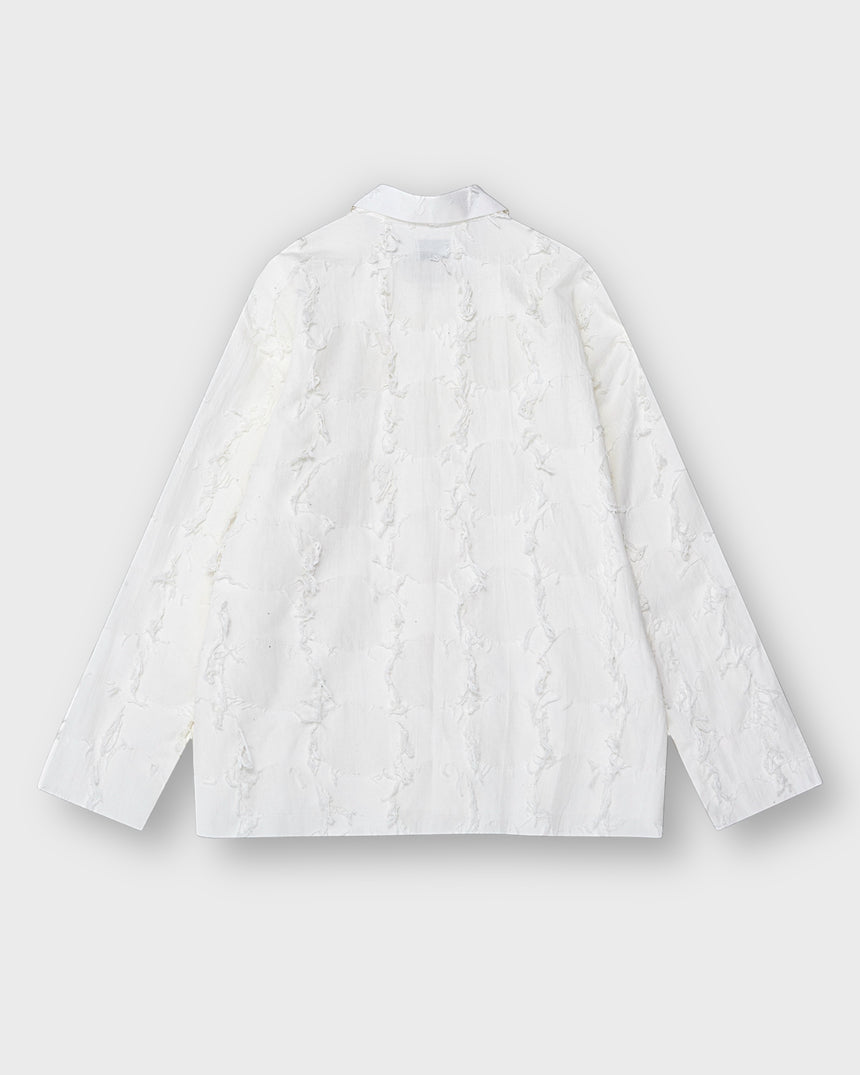 Soft Fringe Oversized Shirt