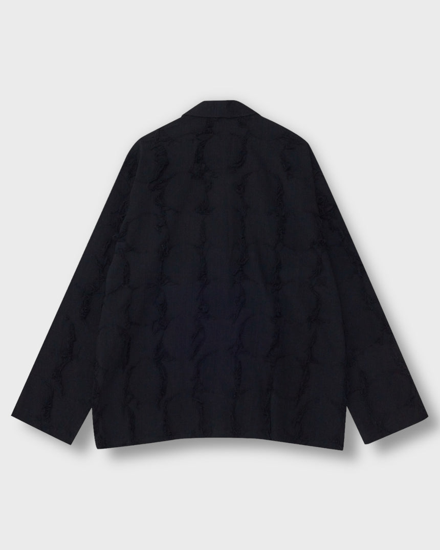 Soft Fringe Oversized Shirt