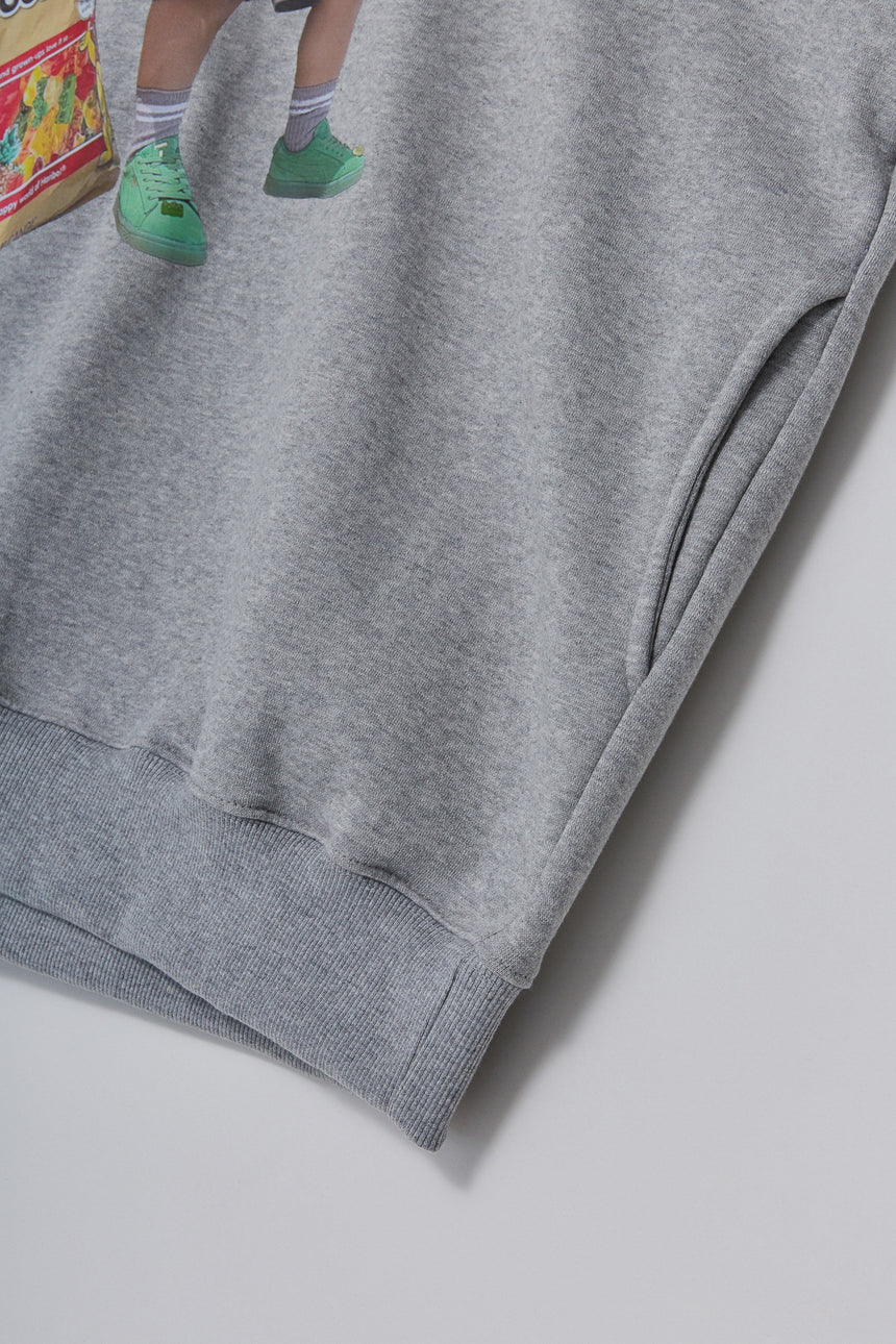 A Boy Side Pocketed Fleece Hoodie