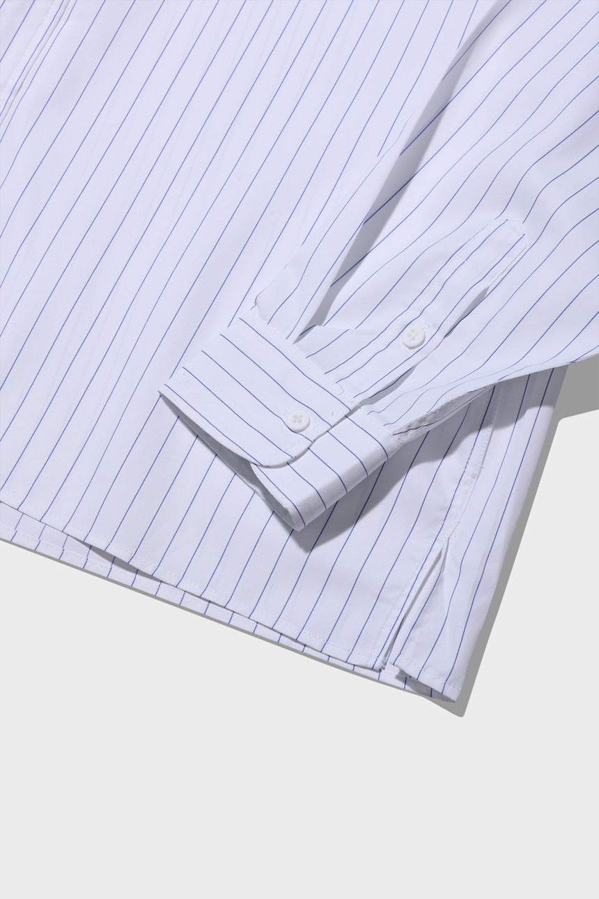 Basic Striped Crop Shirts