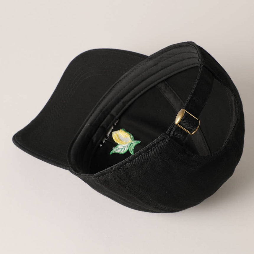 Limon Letter and Image Embroidered Baseball Cap