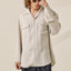 Two Pocket Front Lapel Collar Shirt