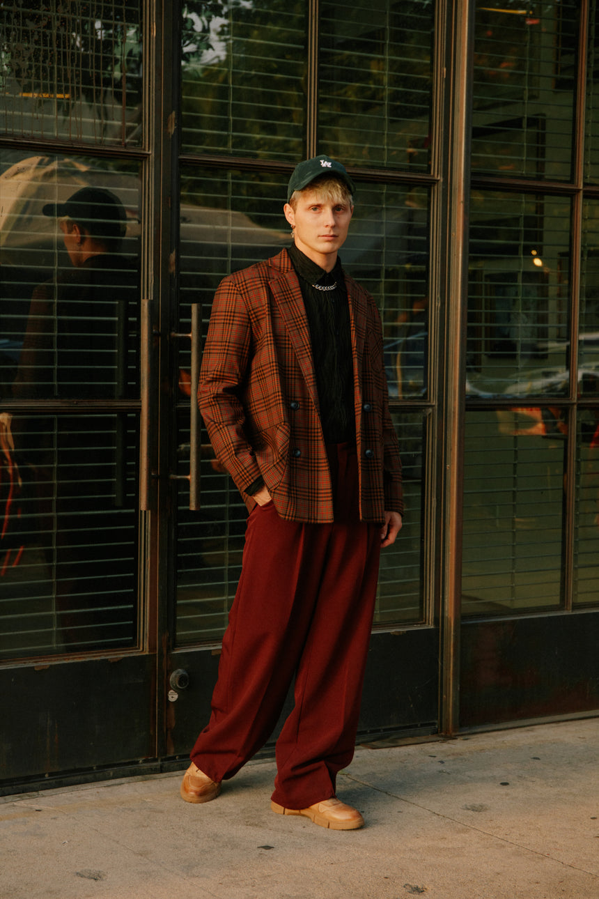 Wide Legs With Strings Relaxed Trouser