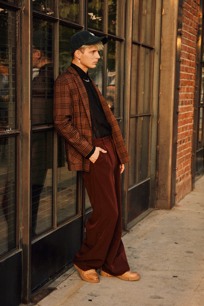 Wide Legs With Strings Relaxed Trouser