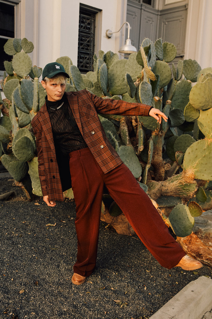 Wide Legs With Strings Relaxed Trouser