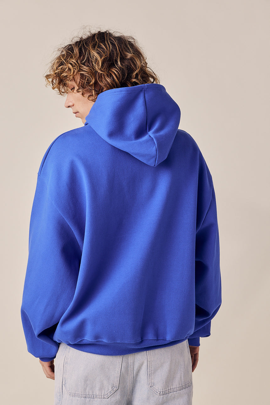 Button Detailed Crop Hoodie