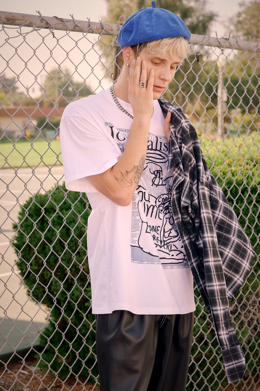 Journalistic Scribble Graphic Tee