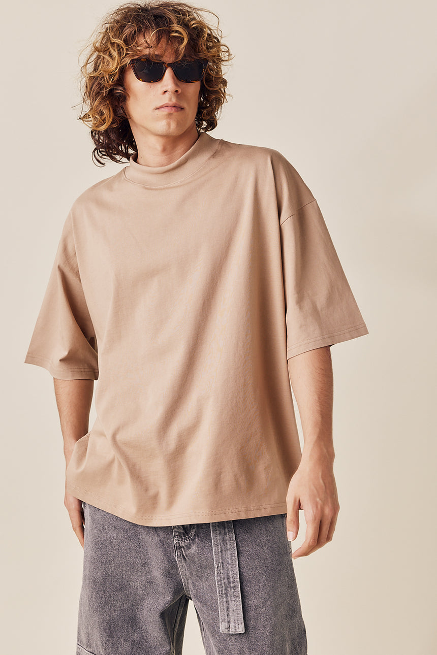 Daily High Neck Silket Tee