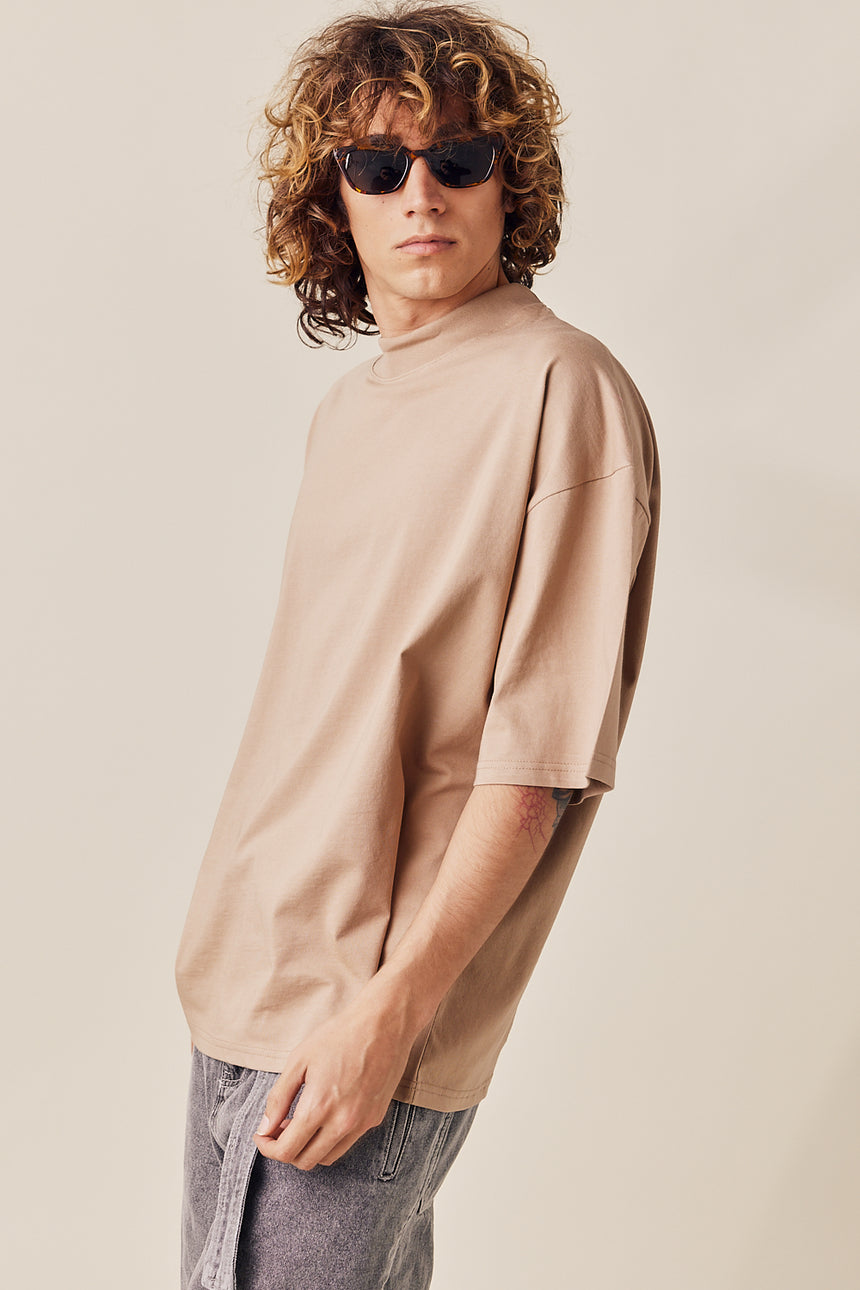 Daily High Neck Silket Tee