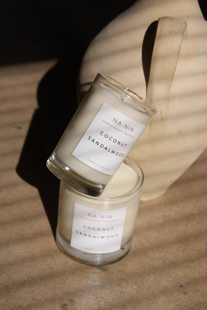 Coconut & Sandalwood Candle / Available in Multiple Sizes