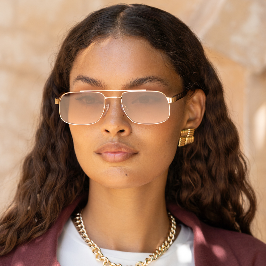 Vesper Unisex Aviator Sunglasses