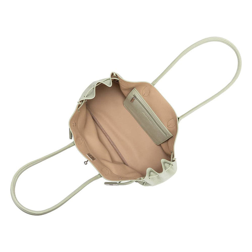 Rocky Mint Recycled Vegan Leather Shoulder Bag