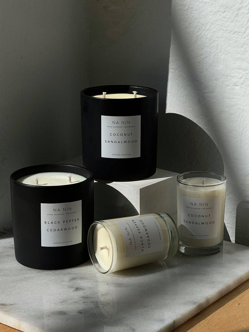 Coconut & Sandalwood Candle / Available in Multiple Sizes