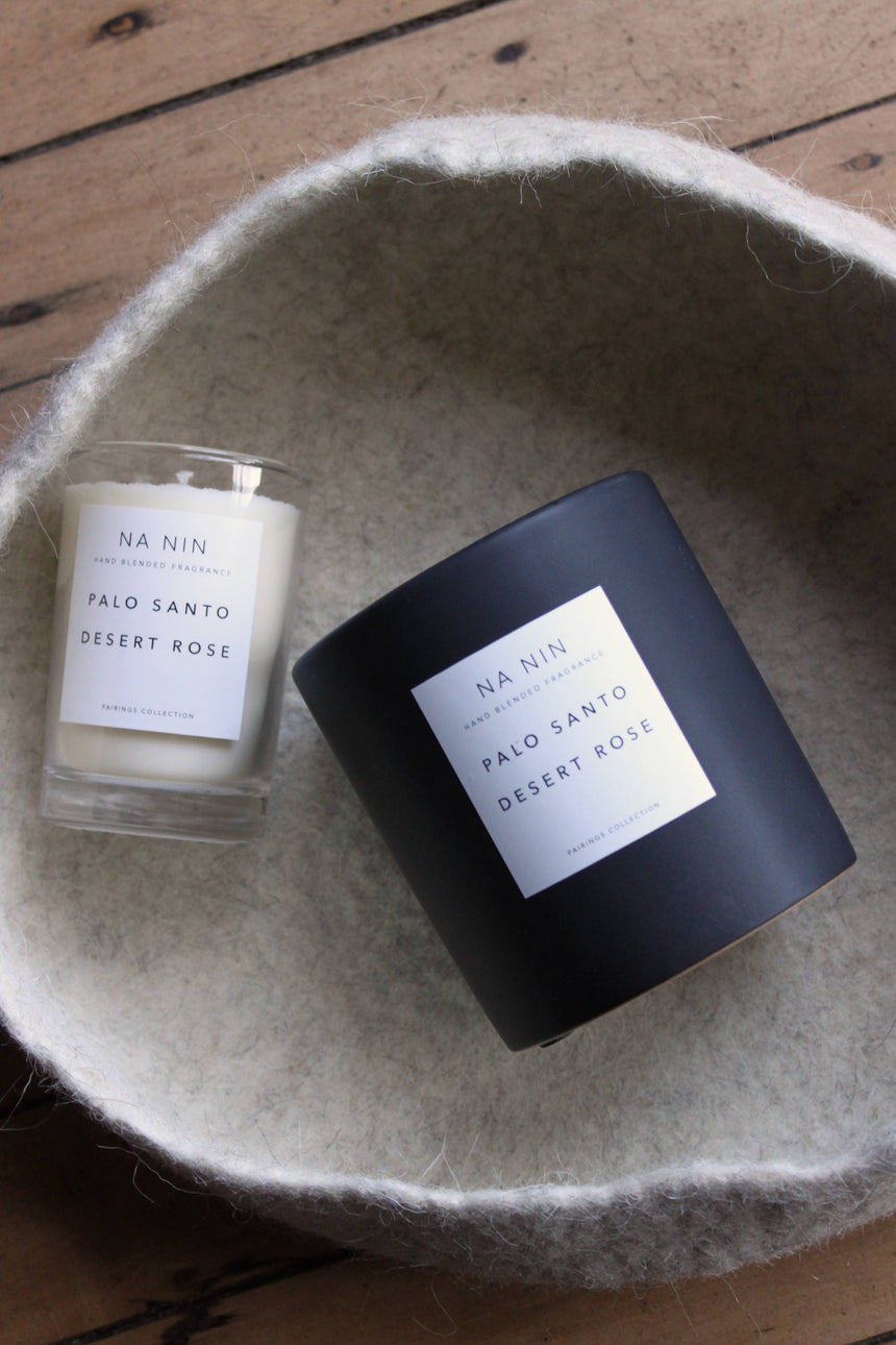 Palo Santo & Desert Rose Candle / Available in Multiple Sizes