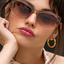 Jade Acetate Cat Eye Sunglasses