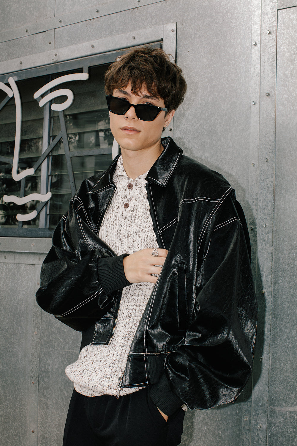 Faux Leather Moto Jacket – NEOITY