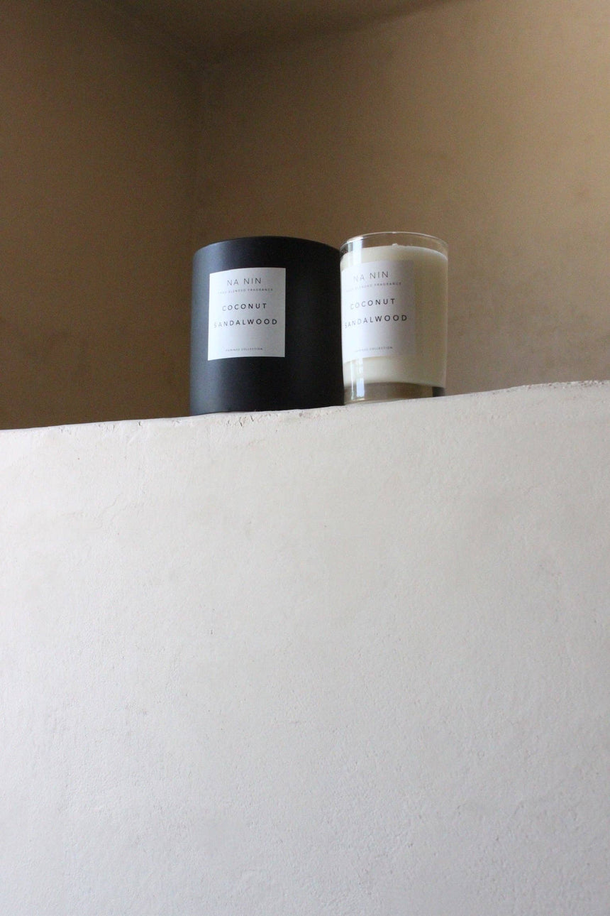Coconut & Sandalwood Candle / Available in Multiple Sizes