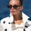 Kaia Acetate Cat Eye Womens Sunglasses