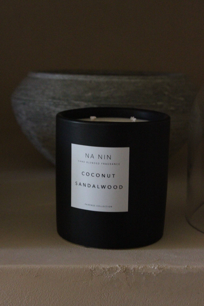 Coconut & Sandalwood Candle / Available in Multiple Sizes