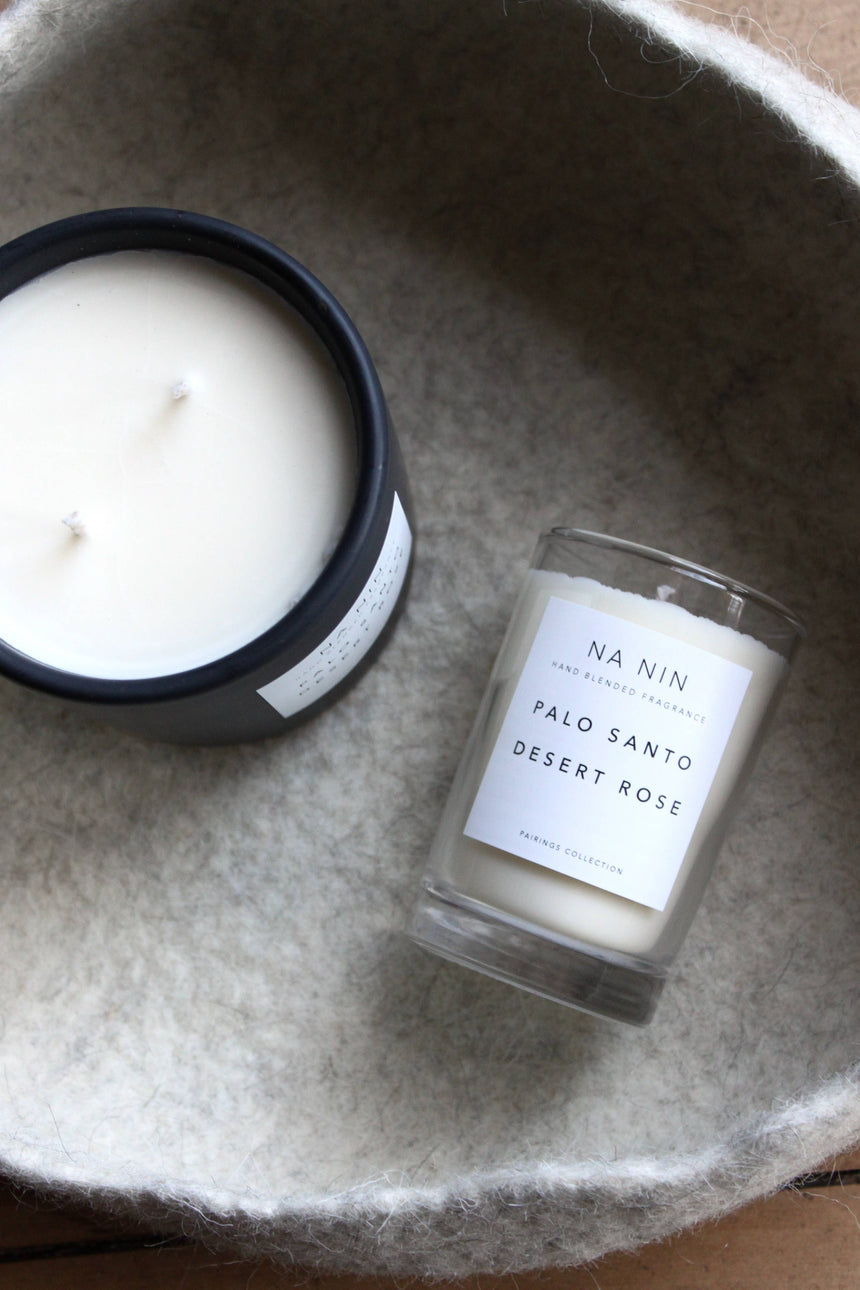 Palo Santo & Desert Rose Candle / Available in Multiple Sizes