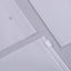 50pcs, 6 sizes Frosted Transparent clothing zipper poly bag