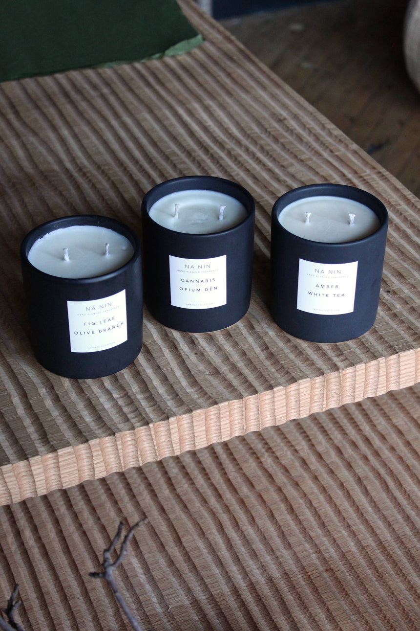 Fig Leaf & Olive Branch Candle / Available in Multiple Sizes
