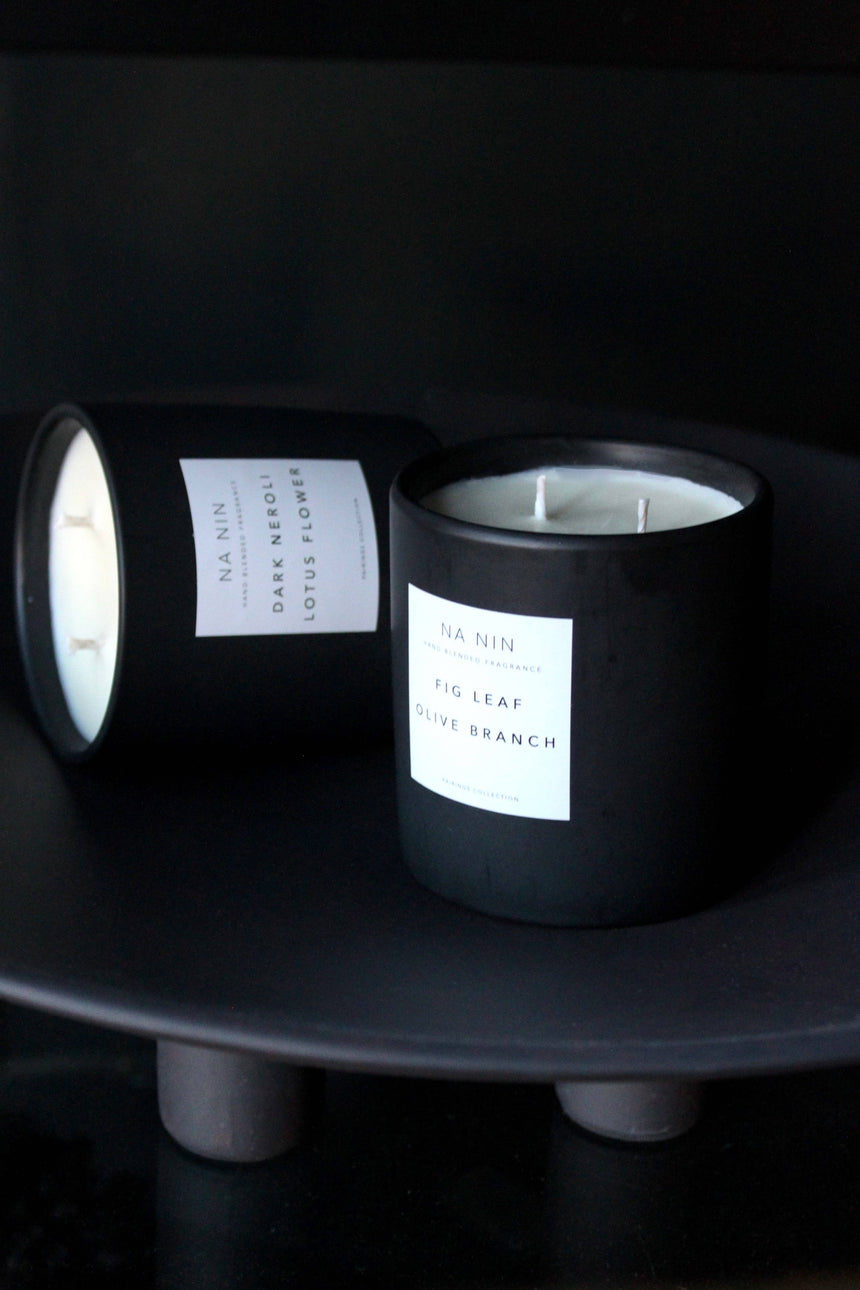Fig Leaf & Olive Branch Candle / Available in Multiple Sizes