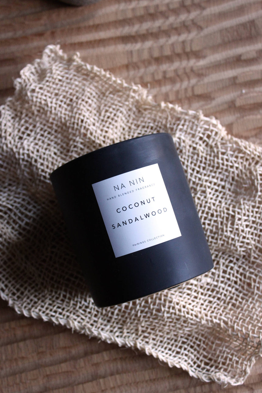 Coconut & Sandalwood Candle / Available in Multiple Sizes